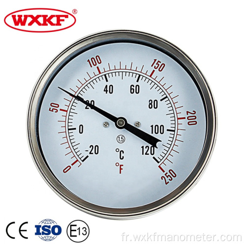 0-120 GAUGES DE THERMOMMERAMME BIMÉTALLIQUE WSS